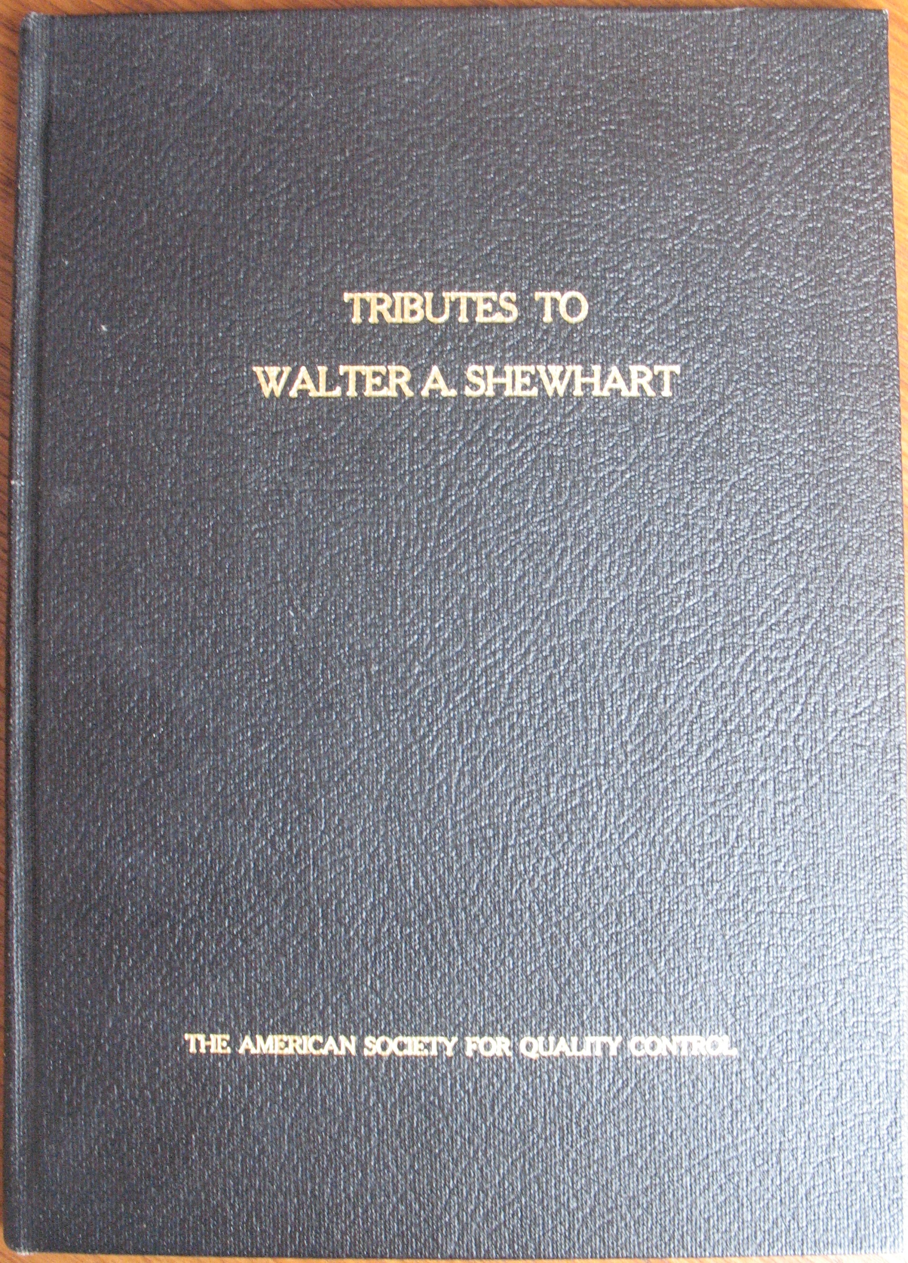 Walter and Edna Shewhart